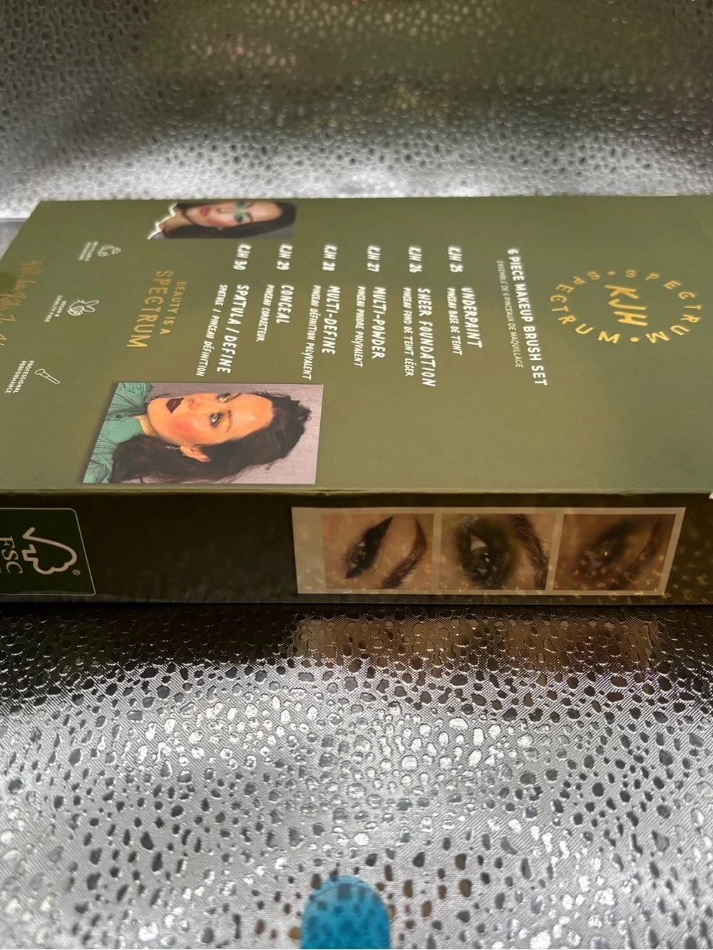 Spectrum x KJH Katie Jane Hughes 6 piece makeup brush set NIB